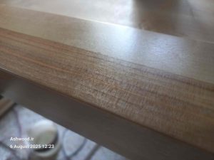 صفحه کابینت و جزیره فینگر جوینت راش | ساخت، نصب و رنگ‌کاری با چوب تمام راش اروپایی
